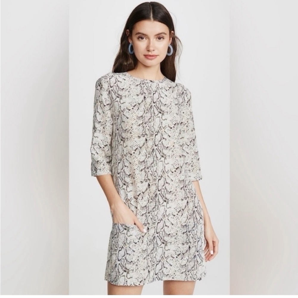 EQUIPMENT FEMME Women's Aubrey
Silk Shirt Mini Dress Print XS